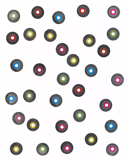 150 Vinyl platentafelconfettien, image 2