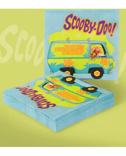 20 Serviettes en papier Scooby-Doo™ 33 x 33 cm, image 2