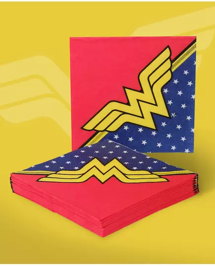 20 papieren servetten Wonder Woman™ 33 x 33 cm, image 2