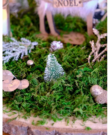 3 Kleine groene kunstsparren 5 cm, image 2
