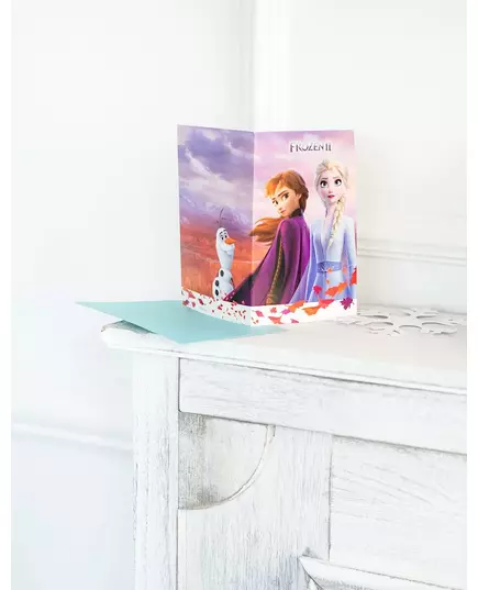 6 Cartons d'invitations et enveloppes La Reine des Neiges 2™, image 2