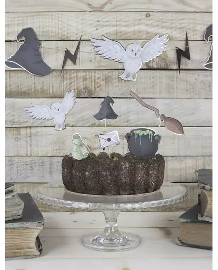6 Tovenaarsleerling taartdecoraties, image 2