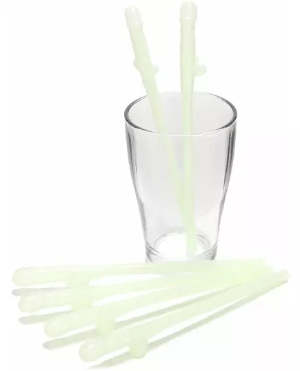 Set van ondeugende lichtgevende fluo rietjes, image 2