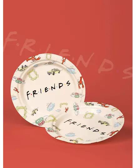 8 Assiettes en carton Friends™ 23 cm, image 2