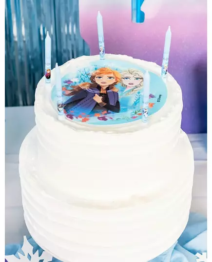 8 Frozen™ verjaardagskaarsen, image 2