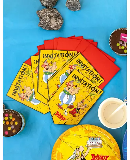 8 Cartes d'invitation Astérix™, image 2