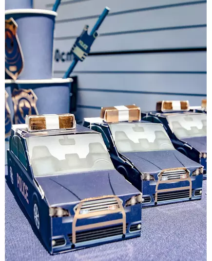 8 politie autocontainers 15 x 5 x 5 cm, image 2