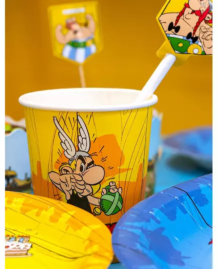 8 Asterix™ papieren bekertjes van 250 ml, image 2