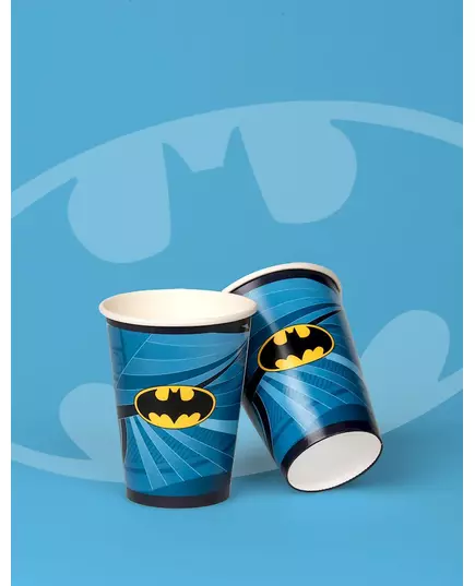 8 Gobelets en carton Batman™ 210 ml, image 2