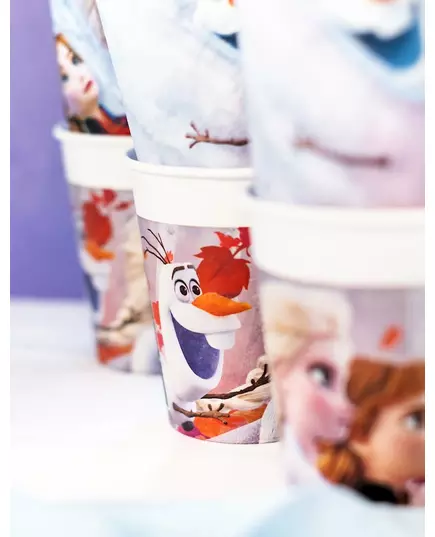 8 Gobelets en carton La Reine des Neiges 2™ 200 ml, image 2