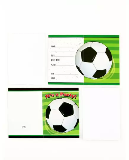 8 voetbaluitnodigingen, image 2