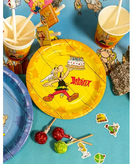 8 Petites assiettes carton Astérix™ 18 cm, image 2