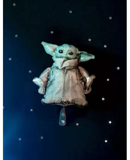 Baby Yoda The Mandalorian™ folieballon 23 cm, image 2
