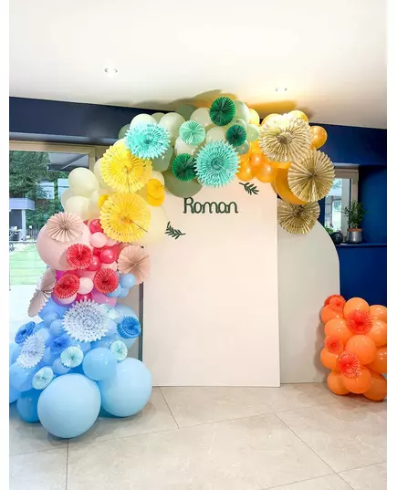 Reuze blauwe latex ballon 60 cm, image 2