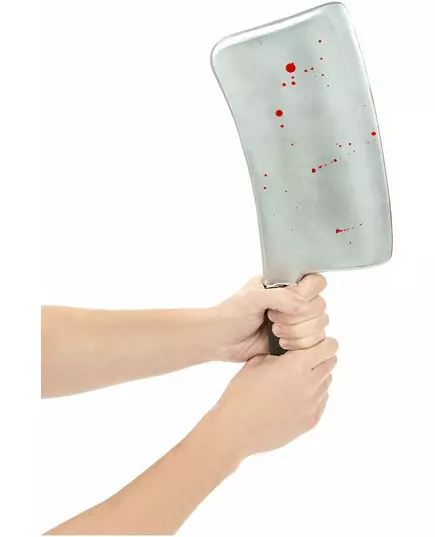 Couperet sanglant Halloween en plastique, image 2
