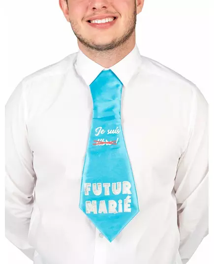 Cravate humoristique enterrement de vie de garçon, image 2