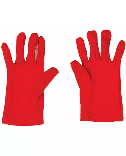Rode korte handschoenen voor kinderen, image 2