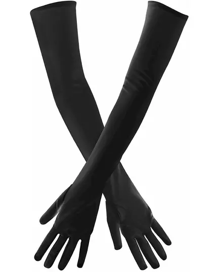 Gants longs noirs, image 2