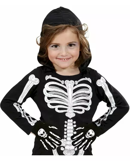 Schedel en botten handschoenen voor kinderen, image 2