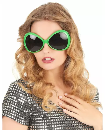 Lunettes disco adulte verte, image 2