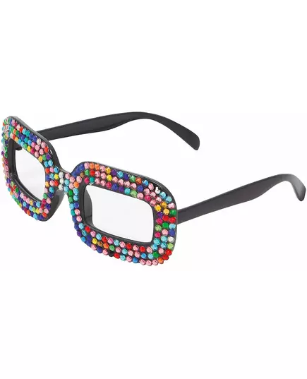 Lunettes pop multicolores adulte, image 2