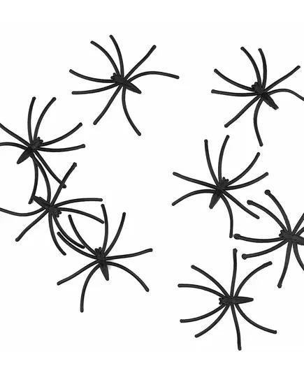 Kleine decoratieve zwarte spinnen, image 2