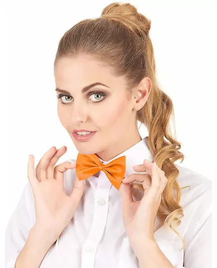 Noeud papillon orange adulte, image 2