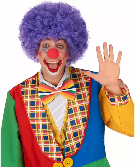Paarse disco pruik voor volwassenen - Comfort, image 2