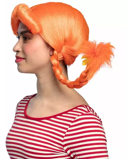 Perruque orange femme, image 2