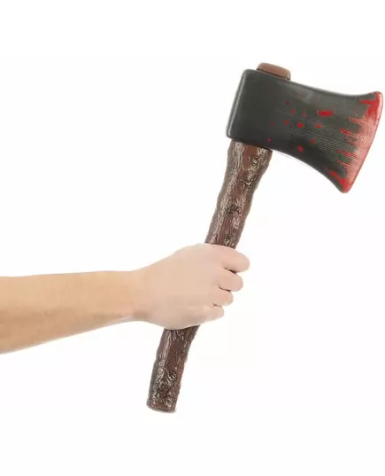 Petite hache ensanglantée en plastique Halloween, image 2
