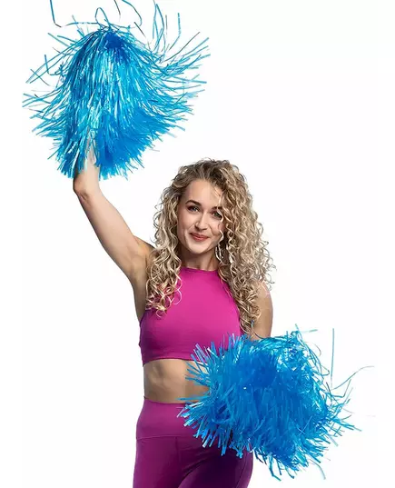 Pompon bleu métallique, image 2