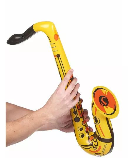 Opblaasbare gele saxofoon, image 2