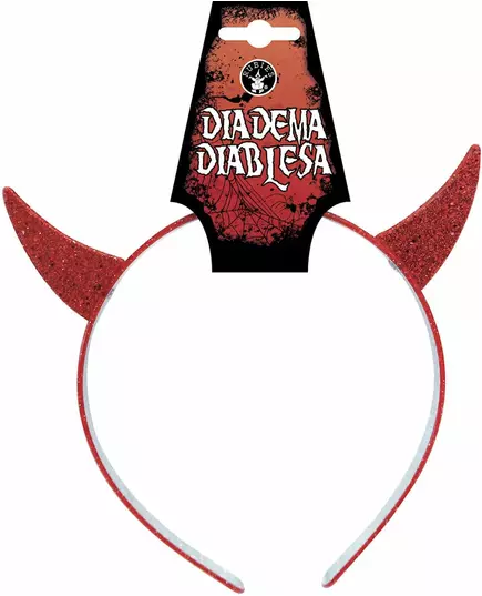 Serre-tête diablesse rouge fille, image 2