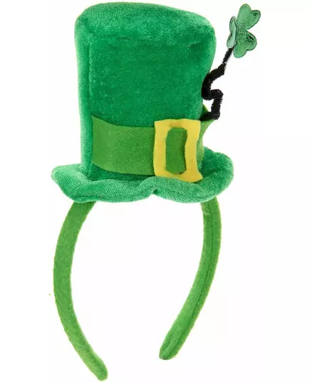 Klein groen hoedje met klavertje, image 2