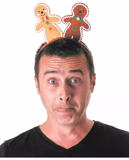 Serre-tête pain d'épices adulte Noël, image 2