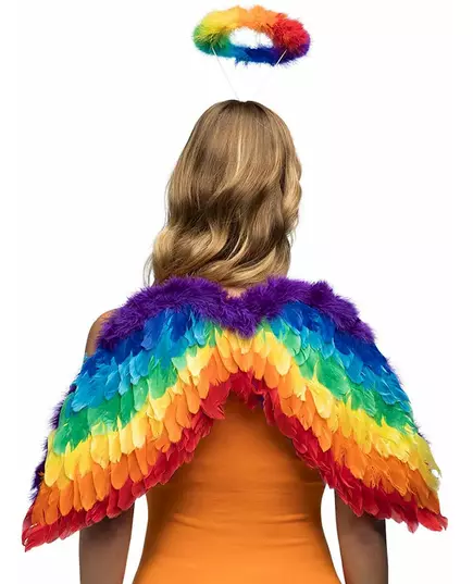 Set d'ange arc en ciel adulte, image 2