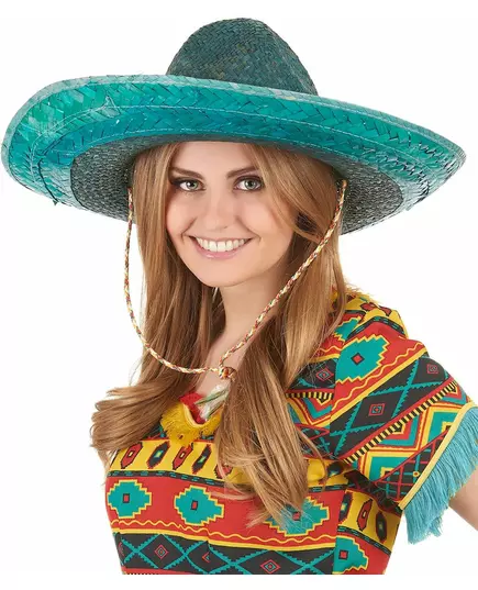 Sombrero mexicain vert adulte, image 2