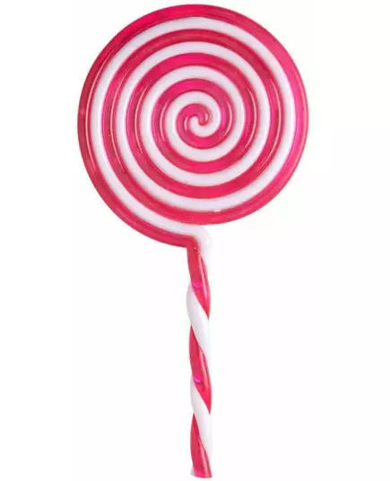Sucette rose en plastique 22,5 cm, image 2