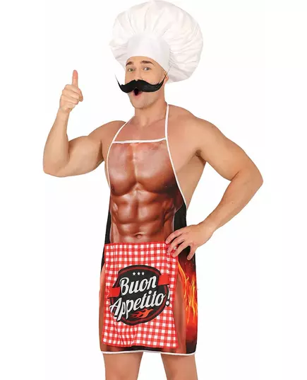Ondeugende BBQ-schort voor volwassenen, image 2