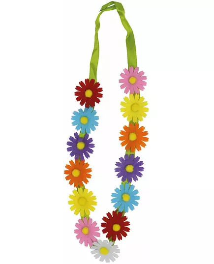 Tour de tête fleurs colorées adulte, image 2