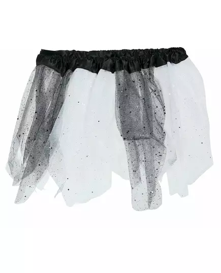 Tutu bicolore noir et blanc à paillettes fille, image 2