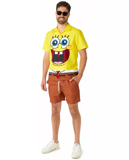 Costume d'été Bob l'Eponge adulte Suitmeister™, Taille: Large (EU 52–54), image 2