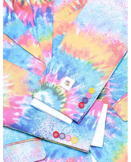 Costume Mr. Tie-Dye adulte Opposuits™, Taille: Small (EU 44–46), image 2
