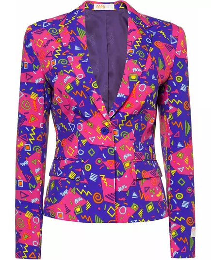 Kleurrijk jaren 90 Mrs. Symbol Opposuits™ kostuum voor vrouwen, Maat: Medium/Large (EU 42), image 2