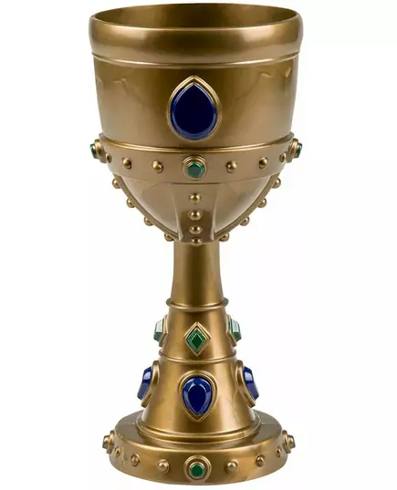 Coupe médiévale en plastique doré 25 cl, image 2