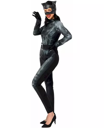Klassiek Catwoman™ dameskostuum, Maat: Large, image 2