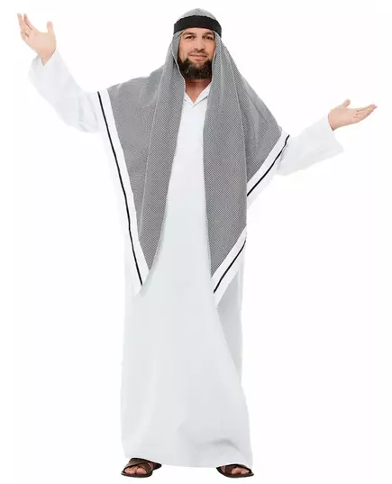 Déguisement cheikh blanc luxe adulte, Taille: X-Large, image 2