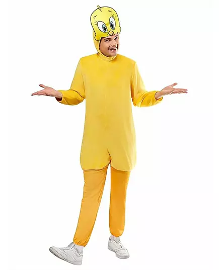 Tweety™ Looney Tunes-kostuum voor volwassenen, Maat: Large, image 2