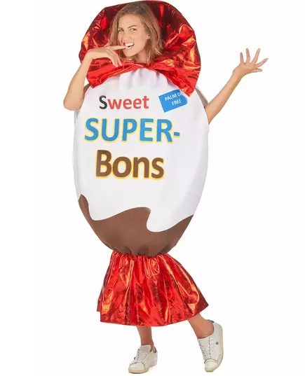 Déguisement confiserie superbon adulte, image 2