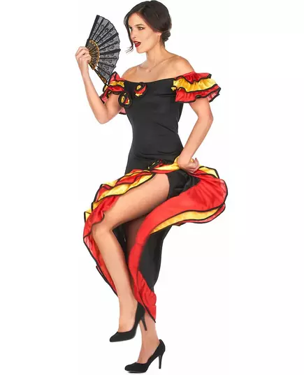 Déguisement danseuse flamenco femme, Taille: Small, image 2